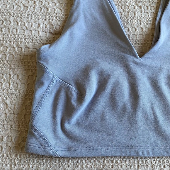 Free People FP Movement Never Better Crop Sports Bra Platinum Purple Lilac S - Picture 7 of 9